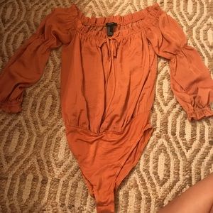 Off the shoulder bodysuit