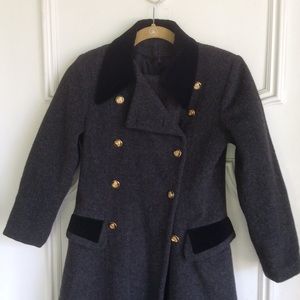 Vintage military style  Rothschild coat Size 10