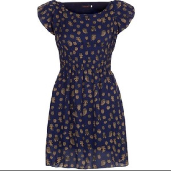 navy mini dress - Picture 1 of 2