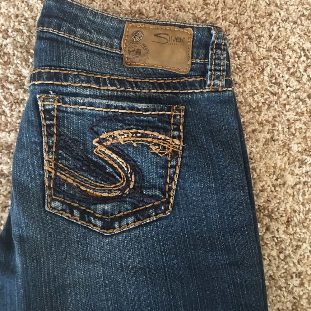 Silver jeans