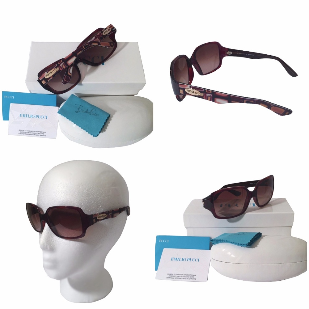$425 NEW w/ Box, Case & Cards PUCCI SUNGLASSES