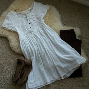 Vintage Handkerchief Cotton & Lace Dress Vintage Handkerchief Cotton & Lace Dress