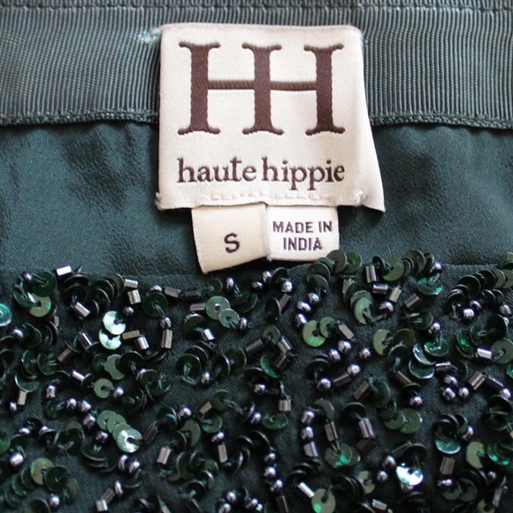 Haute Hippie sequined/beaded skirt - Picture 5 of 7