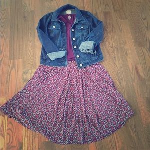 LuLaRoe Madison Skirt size small. New with tags.