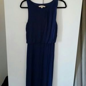 Loft Mediamix Navy Dress