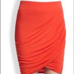 Helmut Lang Slack Jersey Skirt