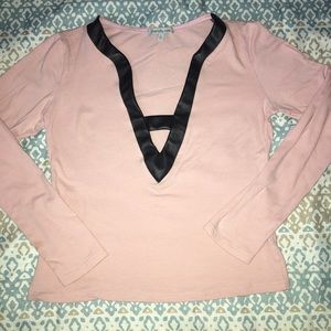 Charlotte Russe crop shirt