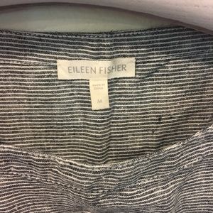 Eileen Fisher Tops - Eileen Fisher gray and white striped shirt Eileen Fisher Tops - Eileen Fisher gray and white striped shirt