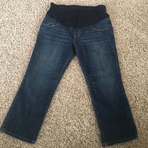 Maternity jean capris