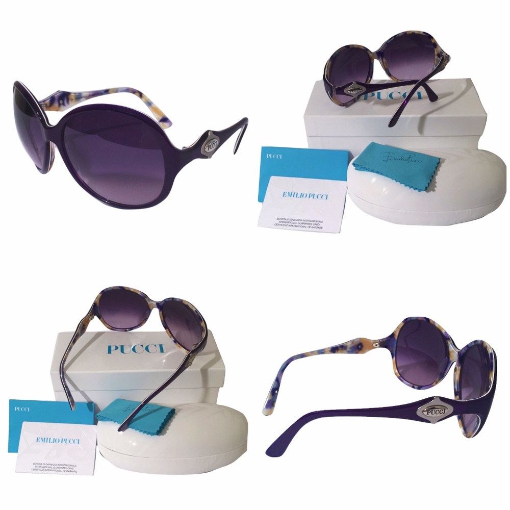 $445 NEW w/ Box, Case & Cards PUCCI SUNGLASSES