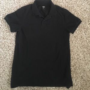 Black men's polo