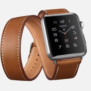 Genuine leather iPhone watch band