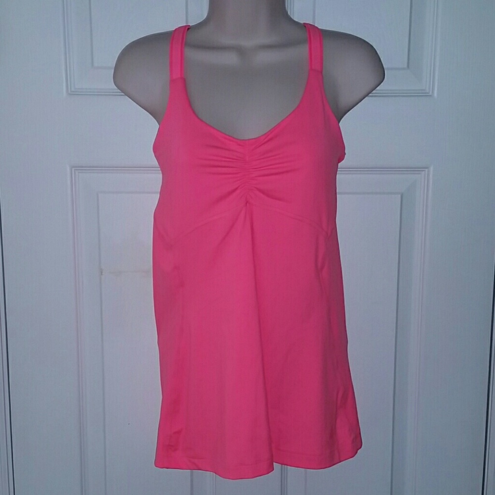 CUTE & STRAPPY & BRIGHT ATHLETIC TANK BRA TOP NWT!