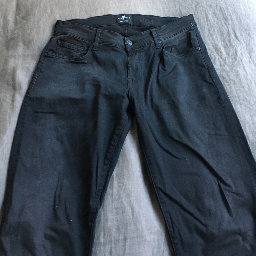 7 for All Mankind -  LUXE PERFORMANCE SLIMMY BLK