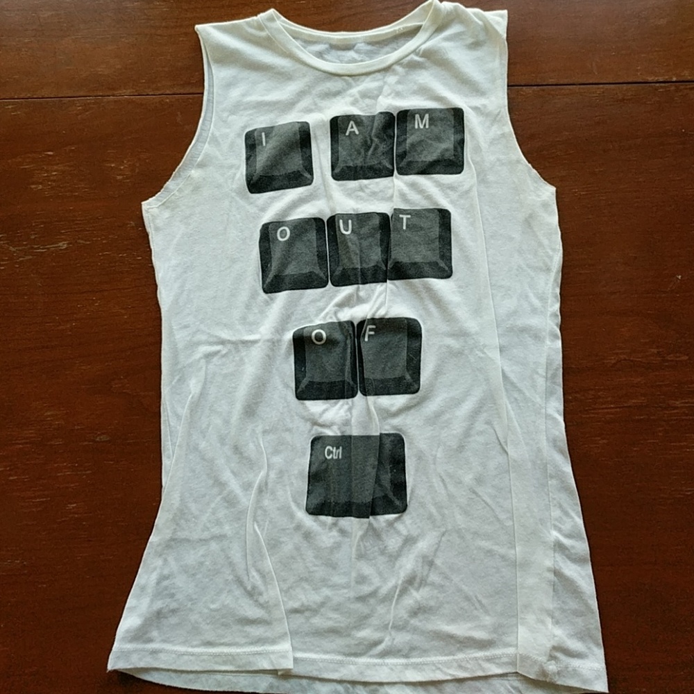Urban Outfitters Out of Control muscle top