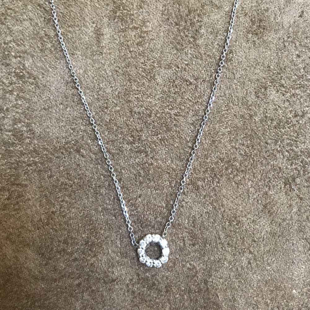 Diamond Circle Necklace