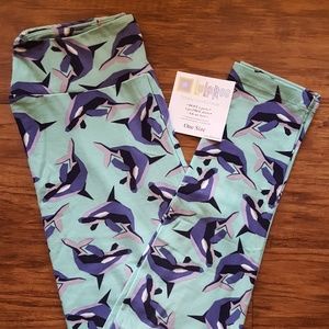 ***SOLD*** LuLaRoe OS Leggings Whales/Dolphins