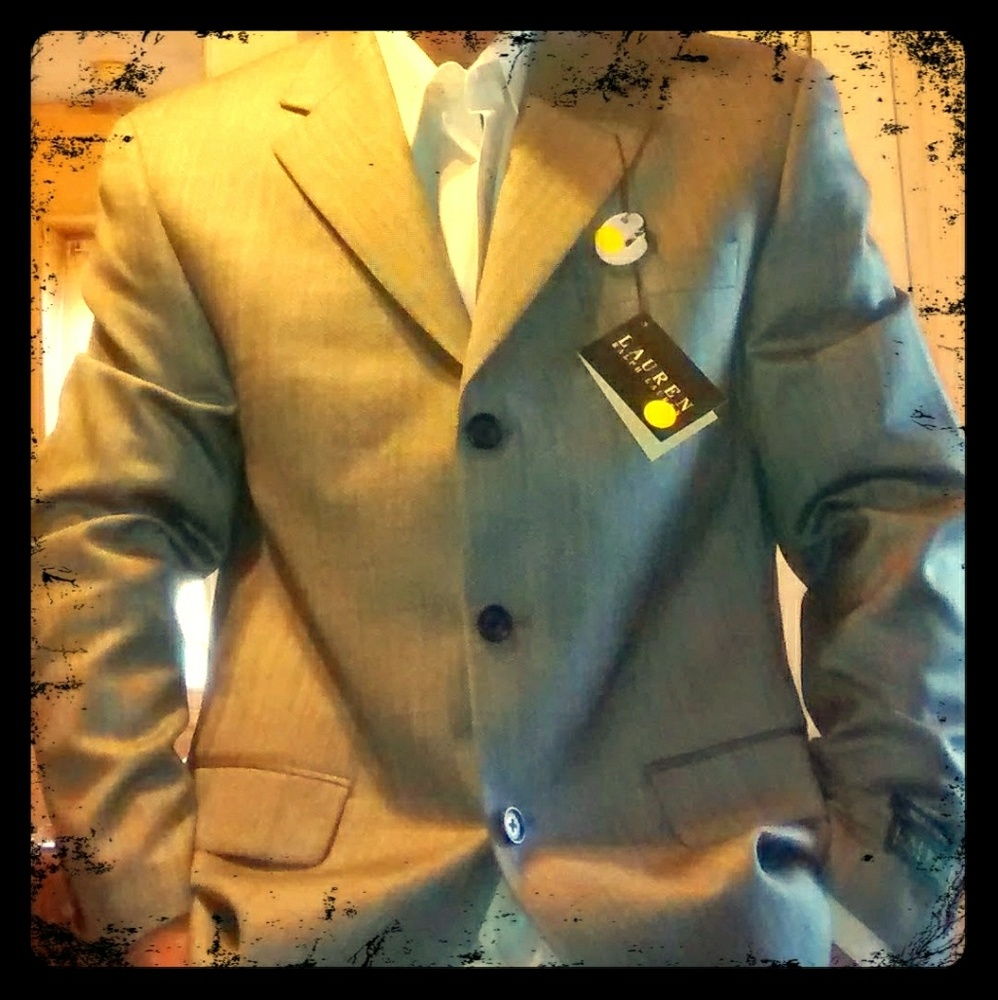 Mens Ralph Lauren Sports Coat Size LG Reg