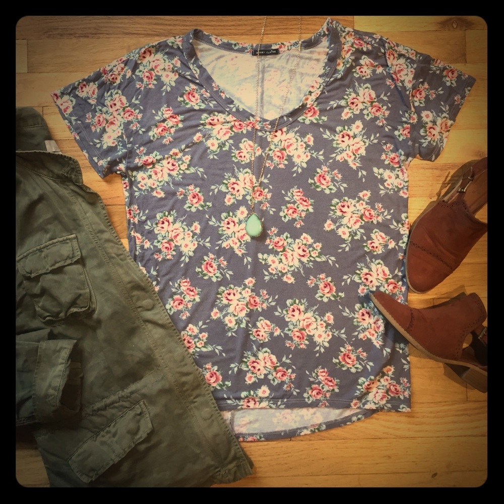Super Soft Floral Tee