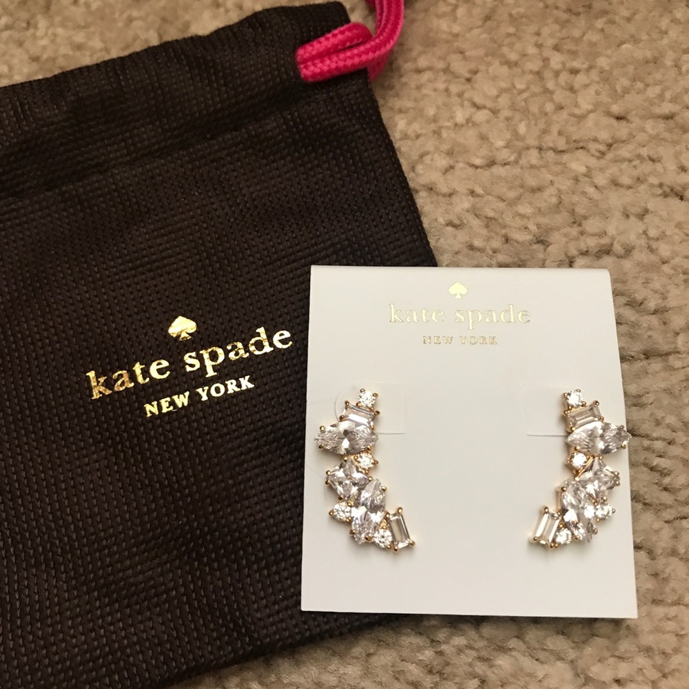 Kate Spade Ear Climber earrings