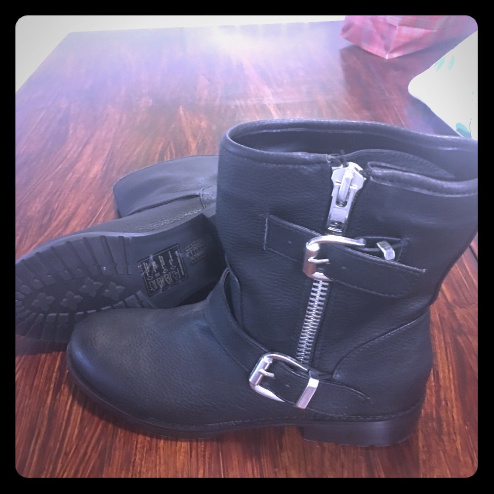 Black Forever 21 Moto Boots. New without tags.