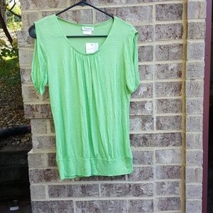 Lime top, 100% rayon