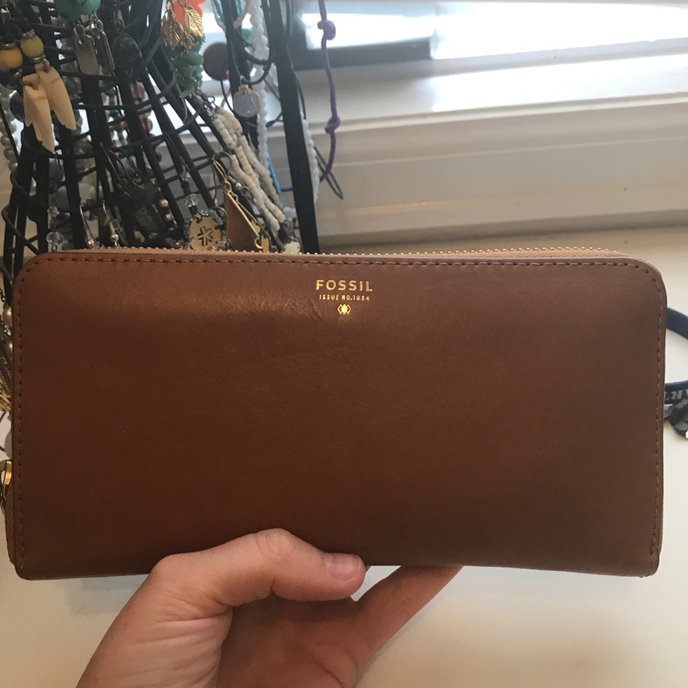 Fossil Brown Leather Wallet