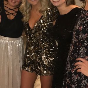 Sequin Romper