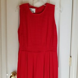 NWOT SARAH ELIZABETH RED DRESS SZ 14
