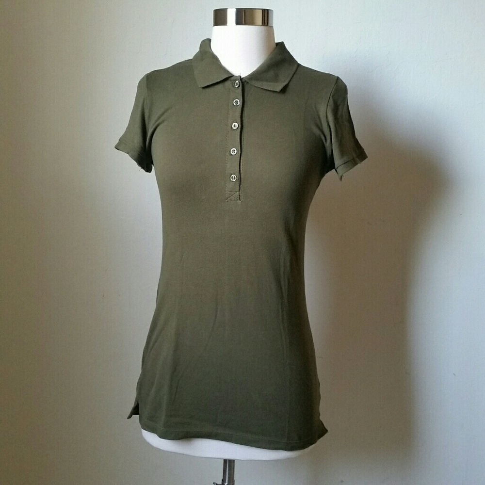 Button up collared polo