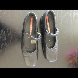 Authentic Prada sport black leather Mary Janes. Authentic Prada sport black leather Mary Janes.