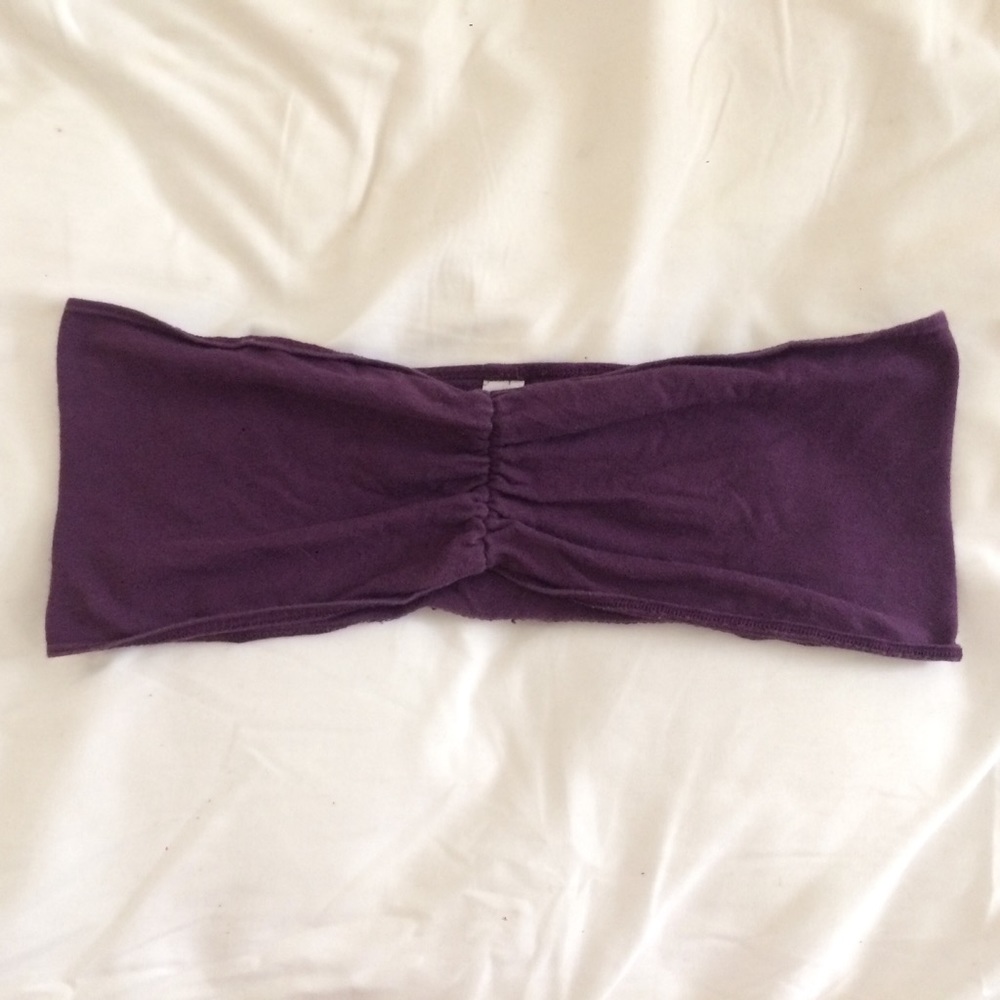 Deep Purple Eggplant AA Bandeau Bra