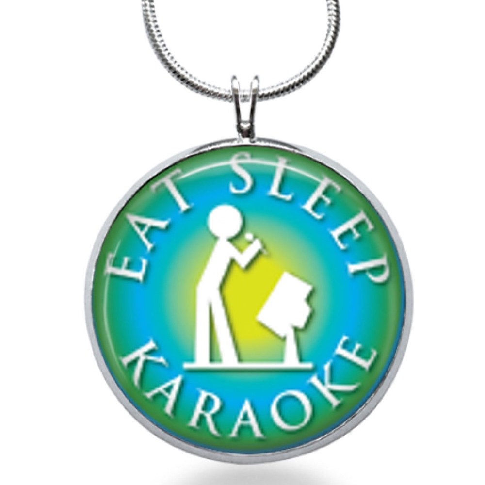 Karaoke Necklace - Eat Sleep Karaoke