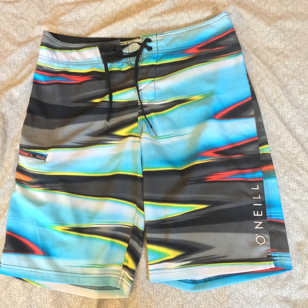 Men's swim trunks with zipper pocket
