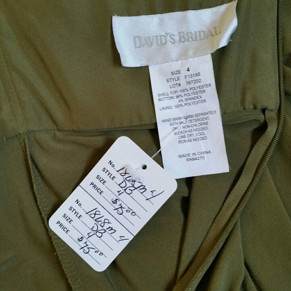 One shoulder floor length gown - Picture 6 of 6