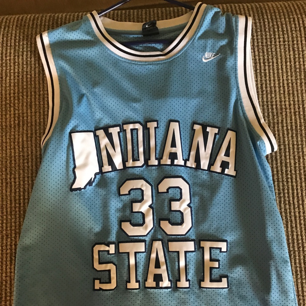 Larry Bird Indiana State #33 basketball jersey