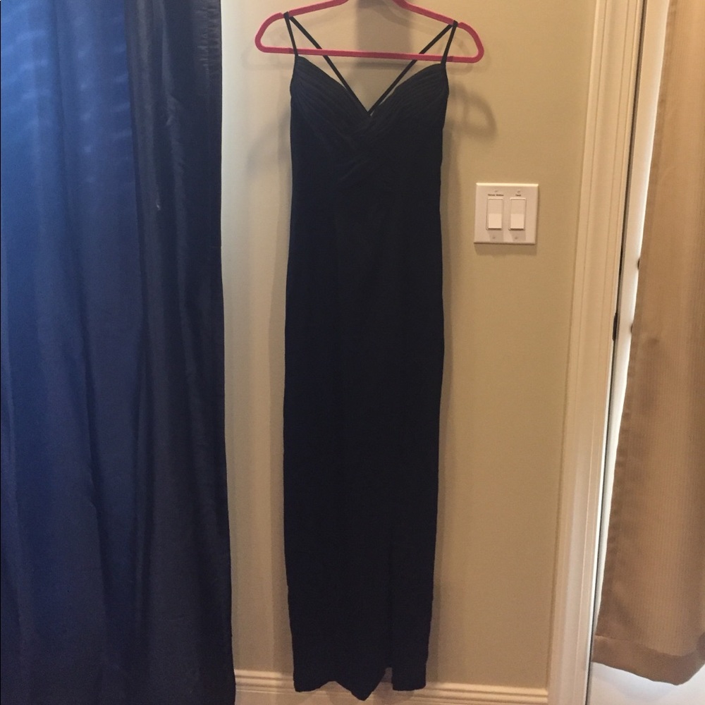 Elegant black formal dress