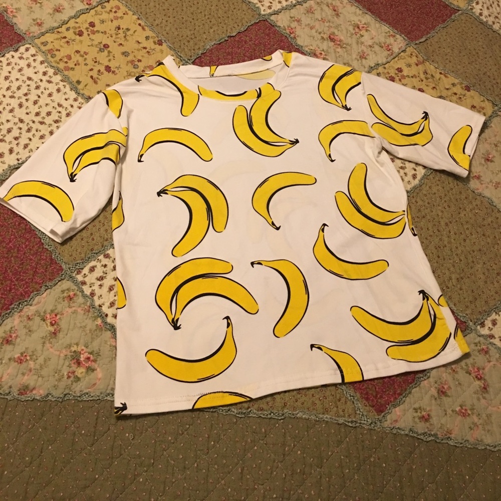 Banana 🍌 top blouse shirt ladies s/m