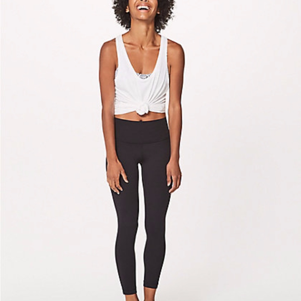 Lululemon Black Align Pant II 25" size 6