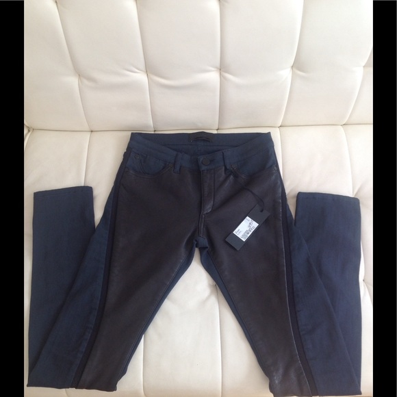 Superfine leather slim pants - Picture 2 of 4