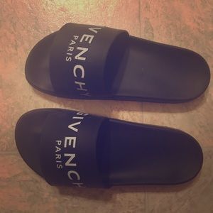 Givenchy Logo Rubber Slides