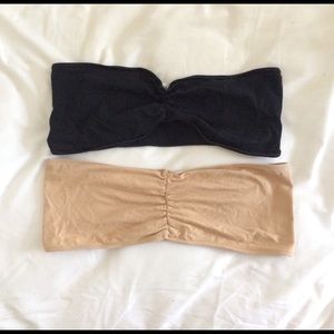 Bundle of 2 XL American Apparel Bandeau Bras