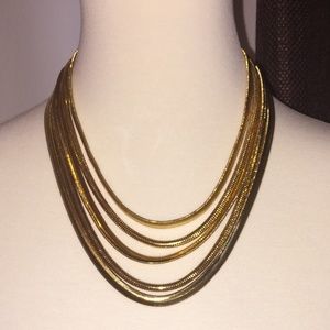 Sequin Multi Row Necklace