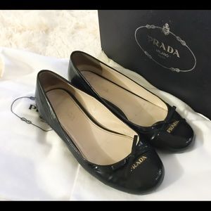 Prada black flats Prada black flats