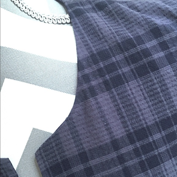 Banana Republic Navy plaid dress - Picture 4 of 4