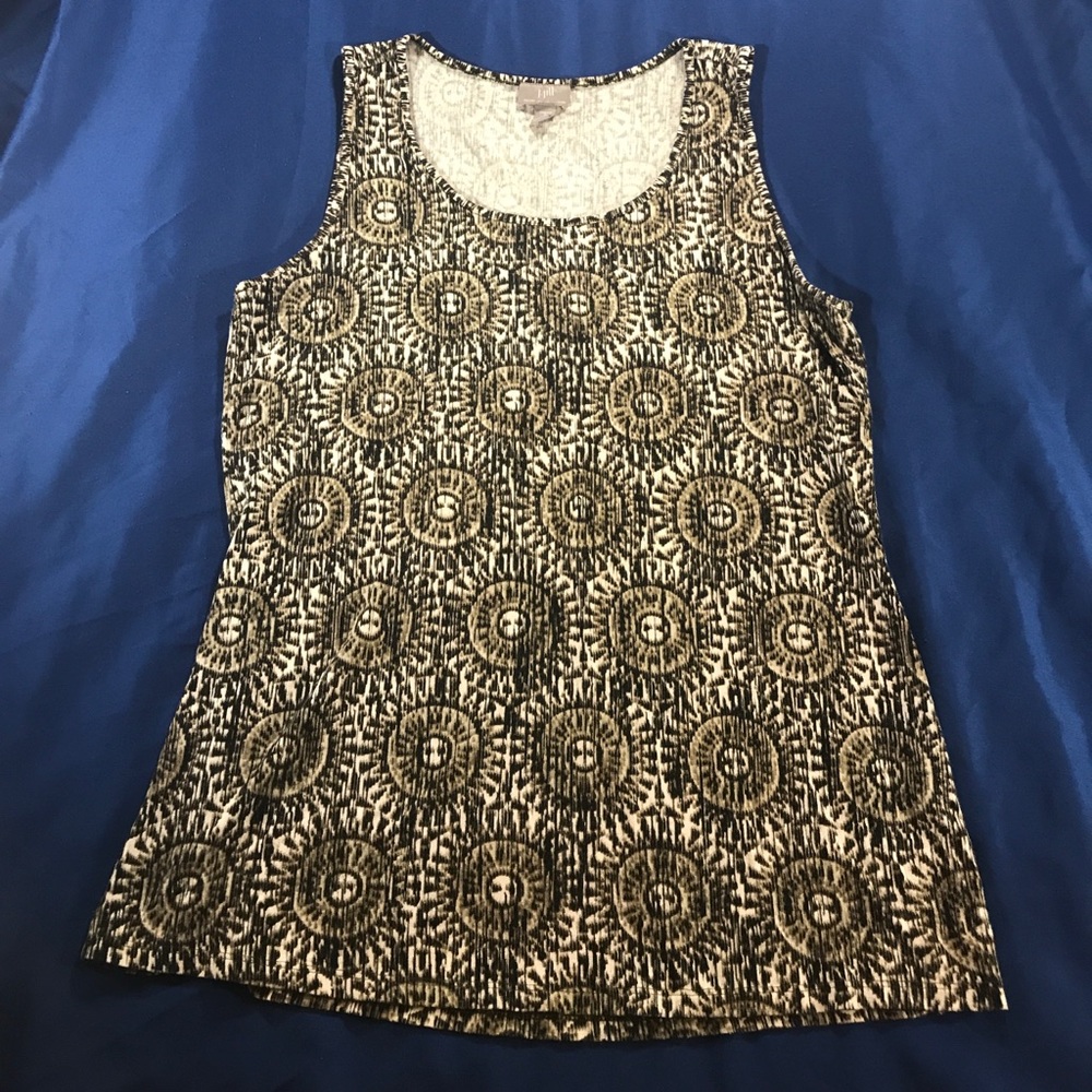 J. Jill Women's Floral Sleeveless Tank Top Sz S