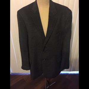 FIrm Price Men's Gray 50R Blazer by Jones New York with two button closure