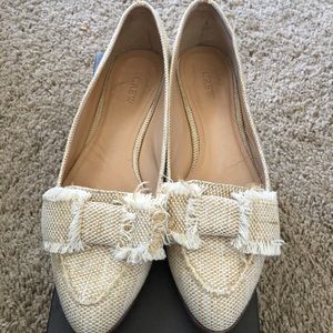 J Crew Collins Basket Weave Loafers