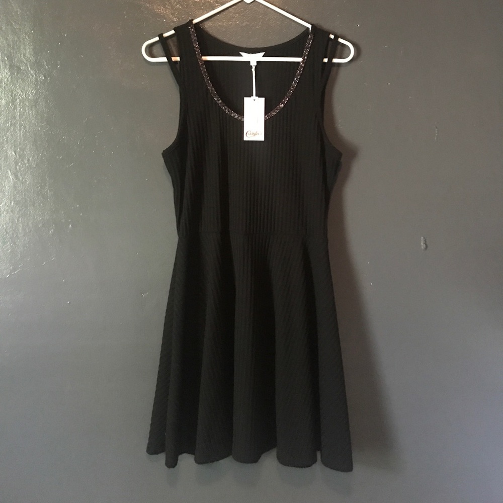 •• NWT candies rib knit skater dress ••