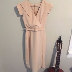 Ava & Aiden Wrap Front Sheath Dress 0